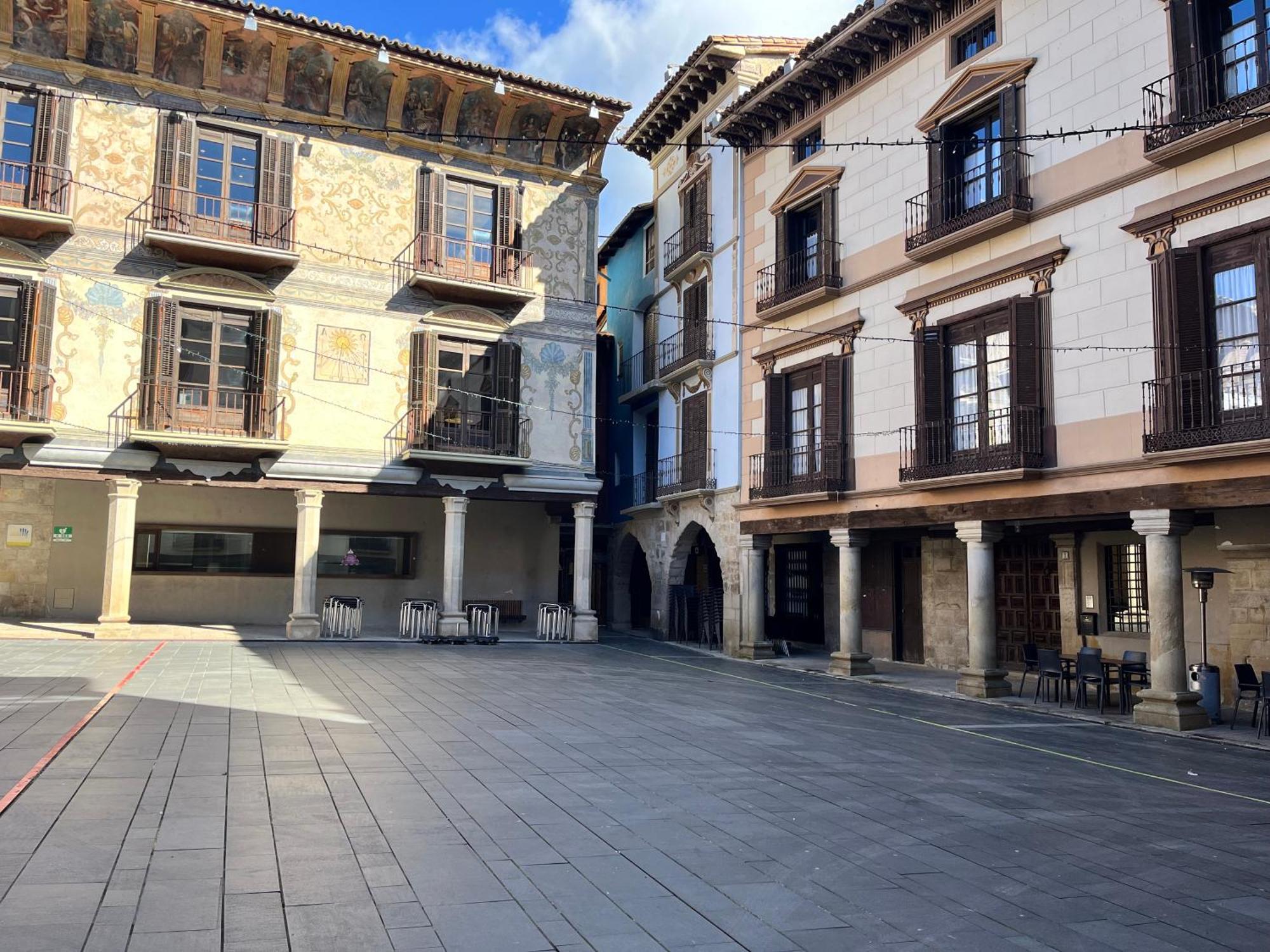 Apartamentos Angelus Plaza Mayor De グラウス エクステリア 写真